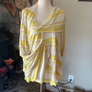 Anthropologie “Ride the Wave” Poncho Top